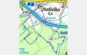 Hudiviller - 9,6 km - GD