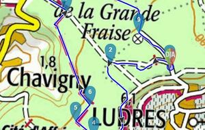Ludres plateau des loisirs - 8,1 km - GD