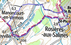 Rosières  Chateau d'eau 10 km MRA JA