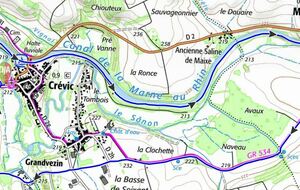 Crévic salle des fêtes - 9,5 km - GD