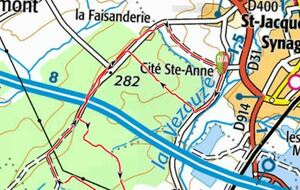 Lunéville cités sainte Anne - 9,4 km - GD