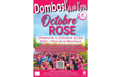 Octobre rose Dombasle le 4 octobre